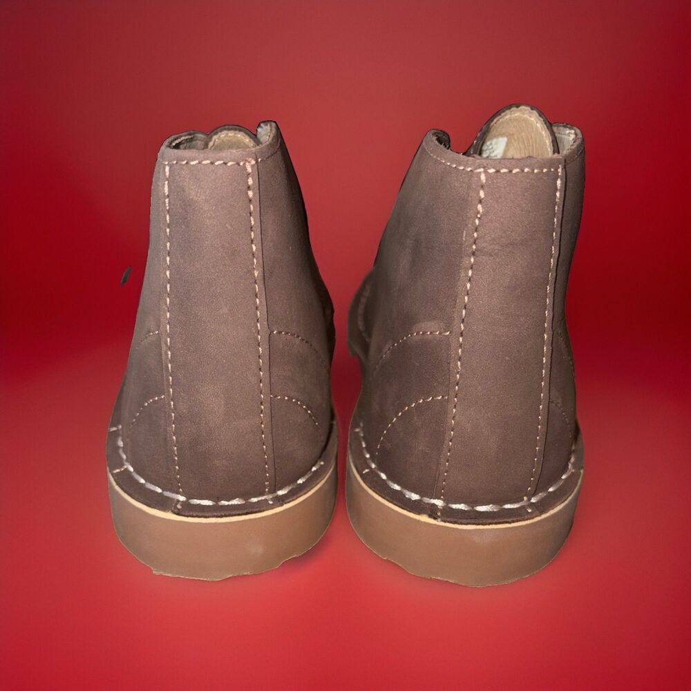 LL Bean Womens 11M Stonington Chukka Boots Brown Suede Leather 507370 - Picture 3 of 6